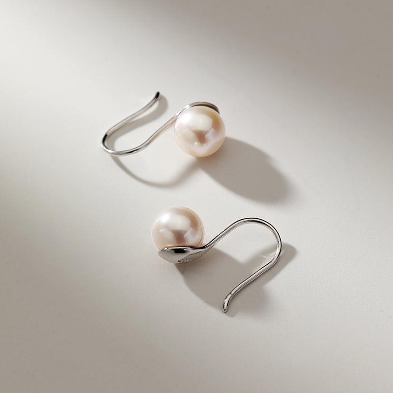 TRPOPO Infinity Collection - Elegant Pearl Earrings