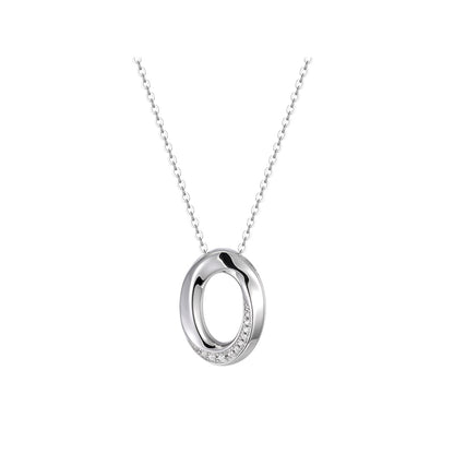 TRPOPO Sustainability Series - Silver Diamond Necklace