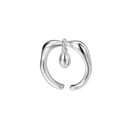 TRPOPO Sustainability Series-Silver Drop Ring